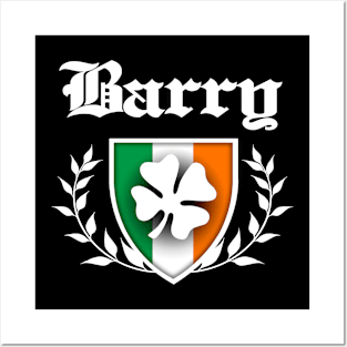 Barry Shamrock Crest Posters and Art